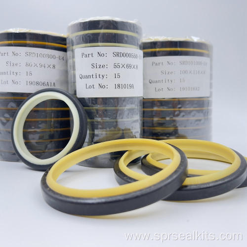 Excavator oil cylinder dustproof seals DKBI SRD Ivory